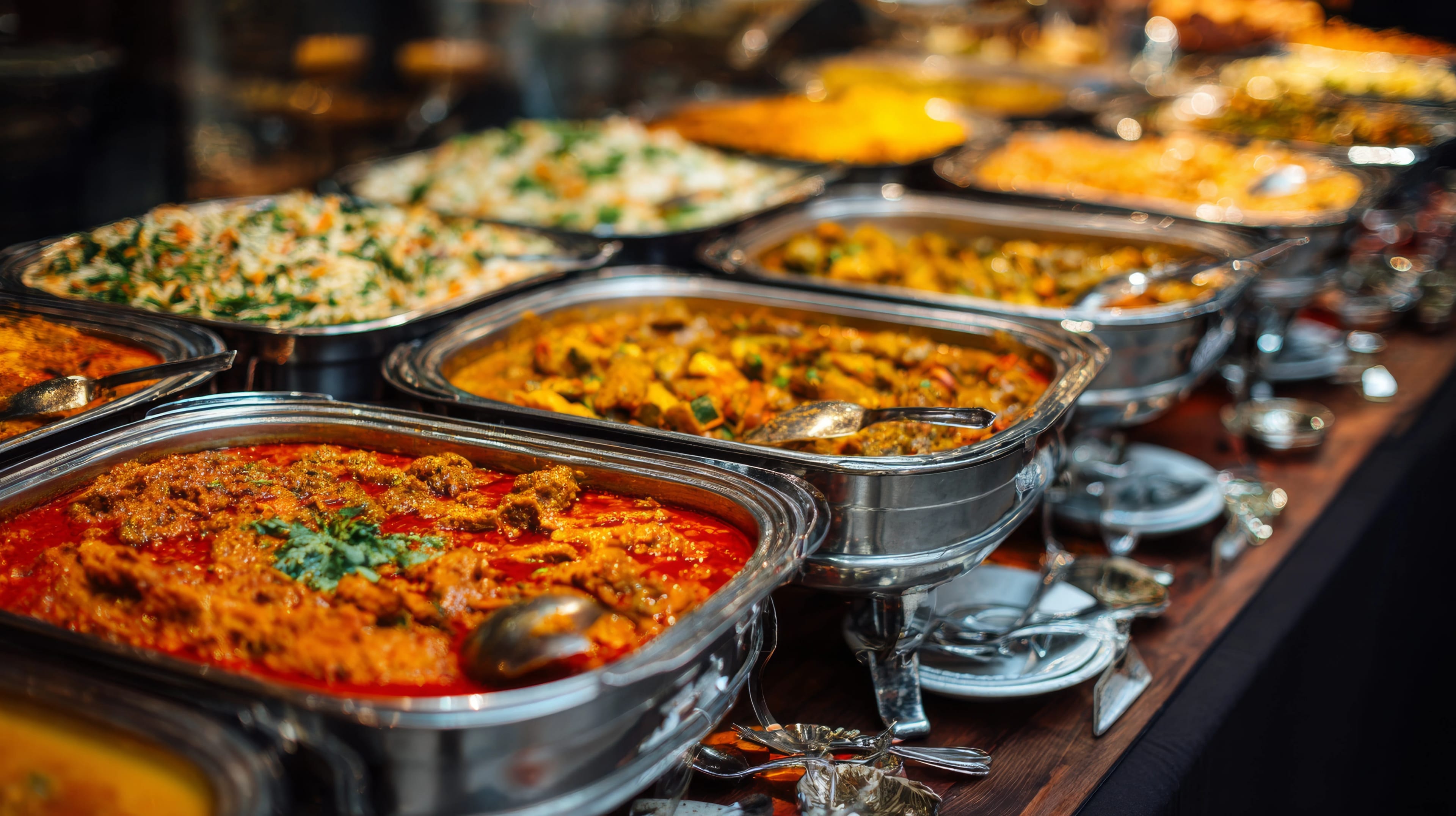 Chicken tikka from the Om Cuisine of India party pack menu