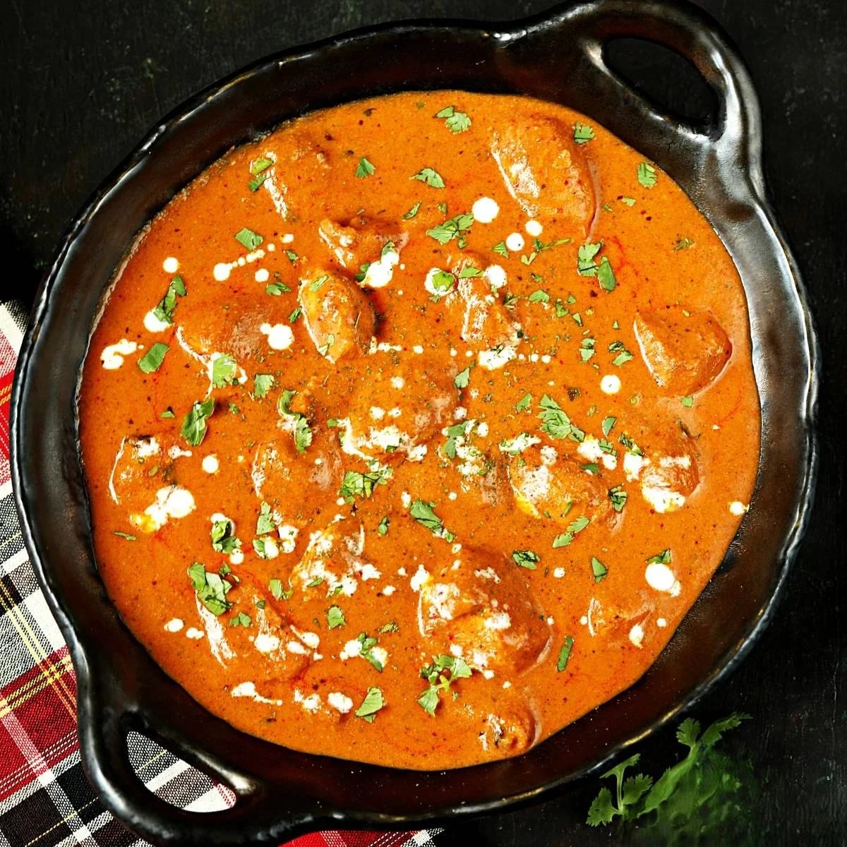 Butter Chicken at Om Cuisine of India in Calgary, AB